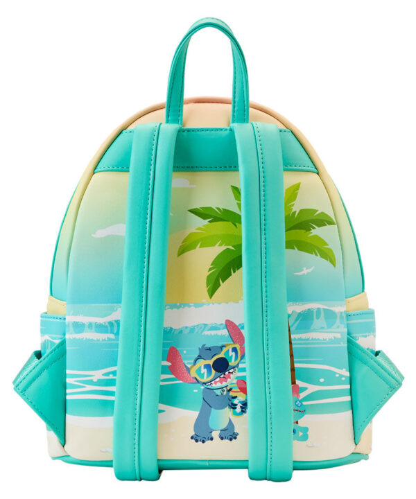 Mochila Sandcastle Beach Surprise Stitch Disney Loungefly 26cm - Imagen 2