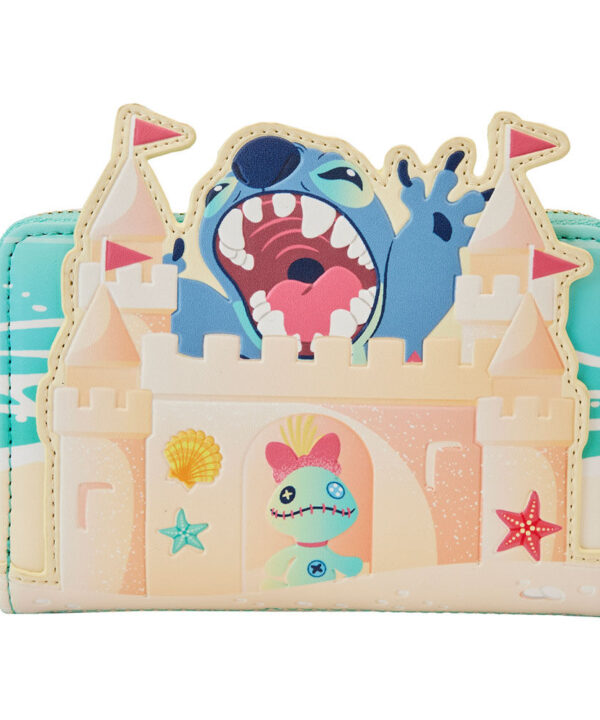 Cartera Sandcastle Beach Surprise Stitch Disney Loungefly - Imagen 1