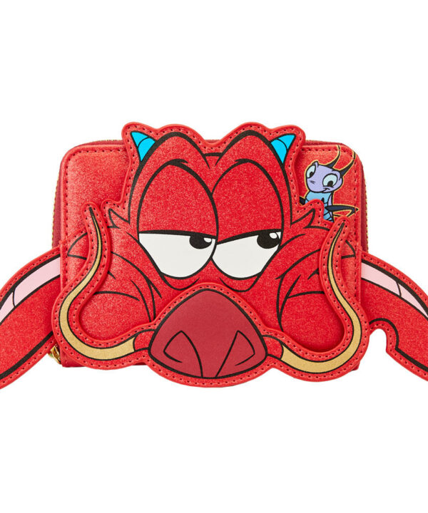 Cartera Glitter Mushu Mulan 25th Anniversary Disney - Imagen 1