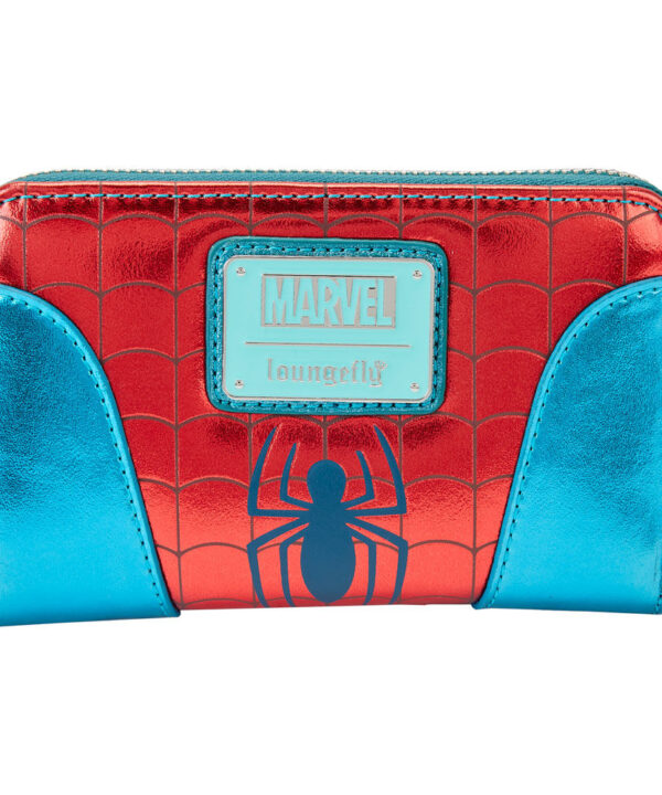Cartera Metallic Spiderman Marvel Loungefly - Imagen 3