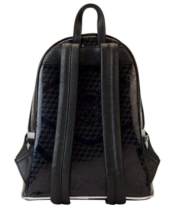 Mochila Metallic Black Panther Marvel Loungefly 25cm - Imagen 4
