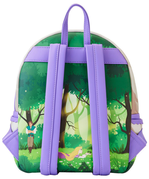 Mochila Swinging from the Tower Tangled Rapunzel Disney Loungefly 28cm - Imagen 5