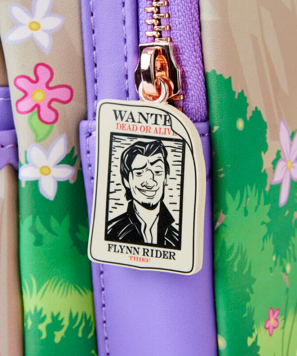 Mochila Swinging from the Tower Tangled Rapunzel Disney Loungefly 28cm - Imagen 7