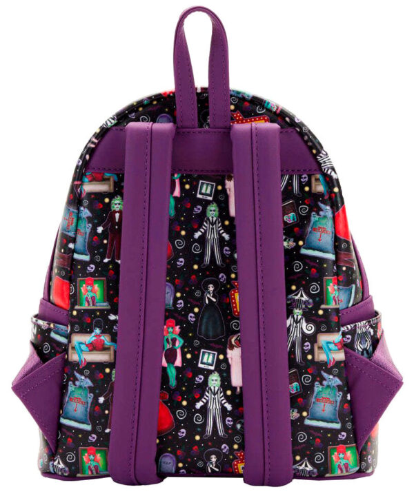 Mochila Beetlejuice Loungefly 25cm - Imagen 3