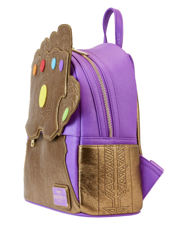 Mochila Guantelete Thanos Marvel Loungefly 26cm - Imagen 4