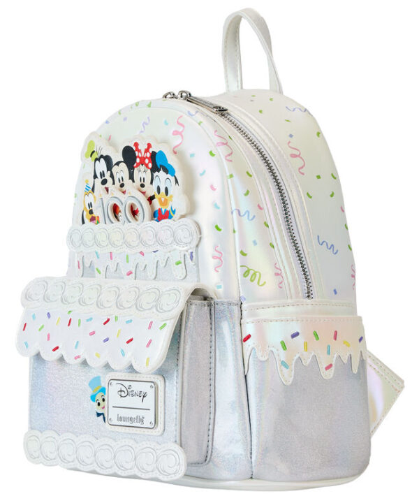 Mochila Anniversary Celebration Cake Disney 100 Loungefly 26cm - Imagen 3