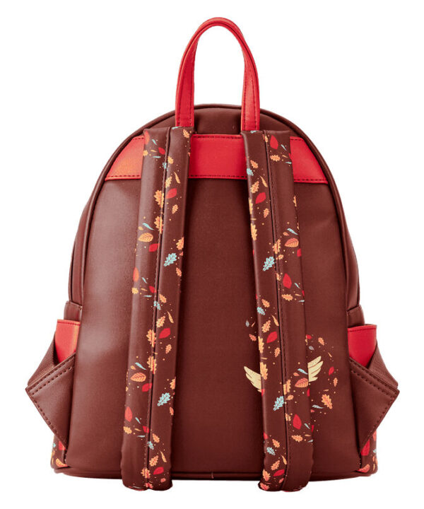 Mochila Hogwarts Fall Leaves Harry Potter Loungefly 26cm - Imagen 3