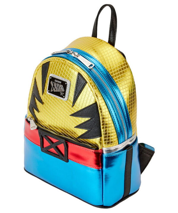 Mochila Metallic Wolverine X-Men Marvel Loungefly 26cm - Imagen 3