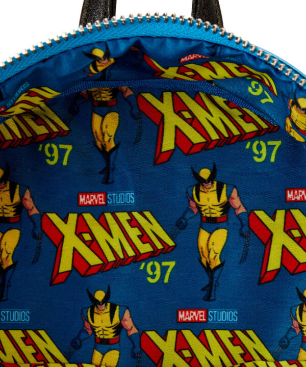 Mochila Metallic Wolverine X-Men Marvel Loungefly 26cm - Imagen 6