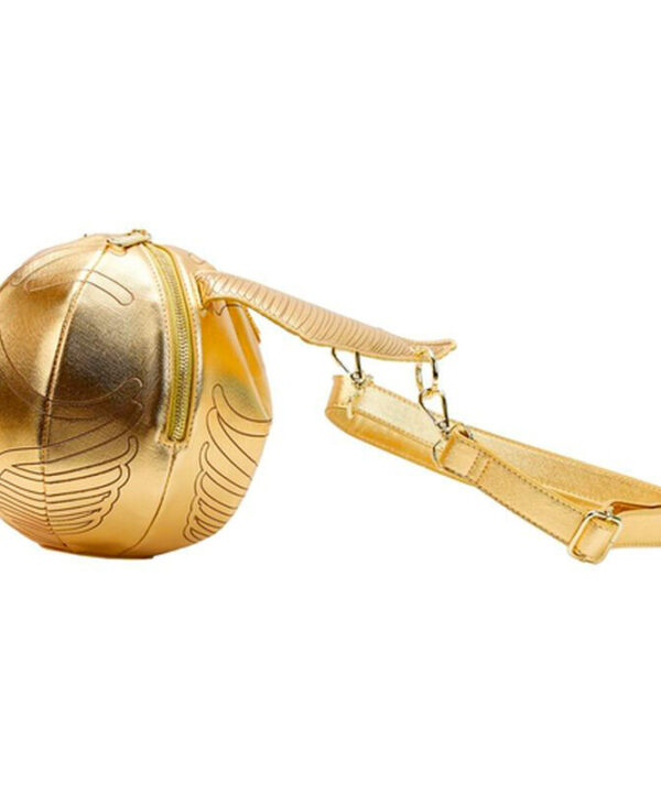 Bolso bandolera Snitch dorada Harry Potter Loungefly - Imagen 3