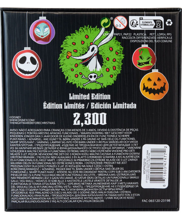 Pin Arbol Luces Pesadilla Antes de Navidad Disney Loungefly - Imagen 2
