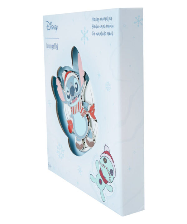 Pin Holiday Snow Angel Stitch Disney Loungefly - Imagen 2