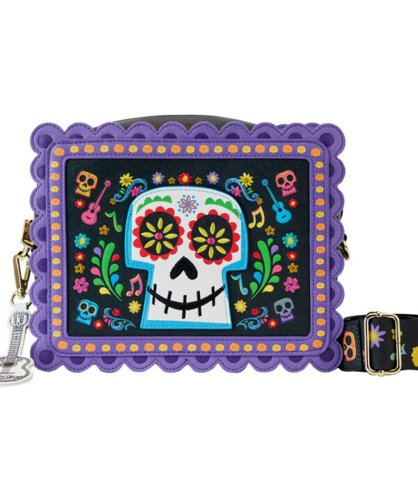 Bolso Miguel Calavera Floral Skull Coco Disney Loungefly - Imagen 2