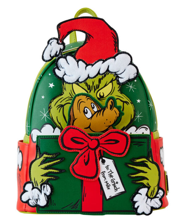 Mochila Santa How the Grinch Stole Christmas! Dr. Seuss Loungefly 26cm - Imagen 2