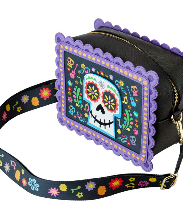 Bolso Miguel Calavera Floral Skull Coco Disney Loungefly - Imagen 3