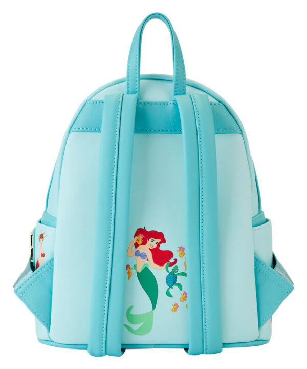 Mochila lenticular Ariel La Sirenita Disney Loungefly 26cm - Imagen 4