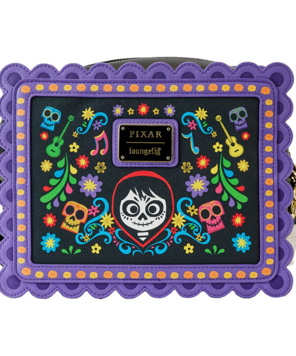 Bolso Miguel Calavera Floral Skull Coco Disney Loungefly - Imagen 4