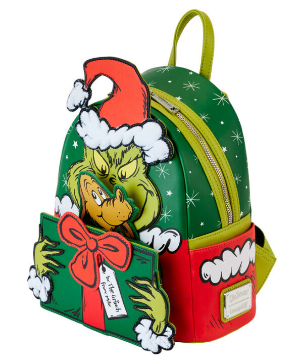 Mochila Santa How the Grinch Stole Christmas! Dr. Seuss Loungefly 26cm - Imagen 4