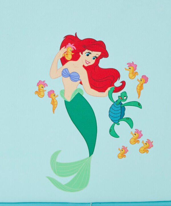 Mochila lenticular Ariel La Sirenita Disney Loungefly 26cm - Imagen 5
