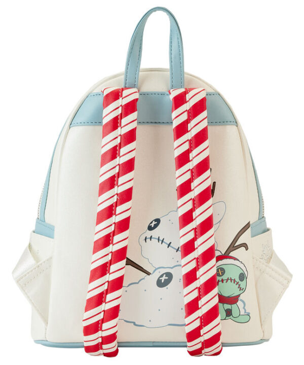 Mochila glitter Holiday Snow Angel Stitch Disney Loungefly 26cm - Imagen 5