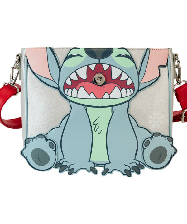 Bolso glitter Holiday Stitch Disney Loungefly - Imagen 5