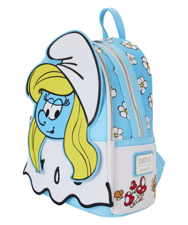 Mochila Pitufina Los Pitufos Loungefly 26cm - Imagen 4