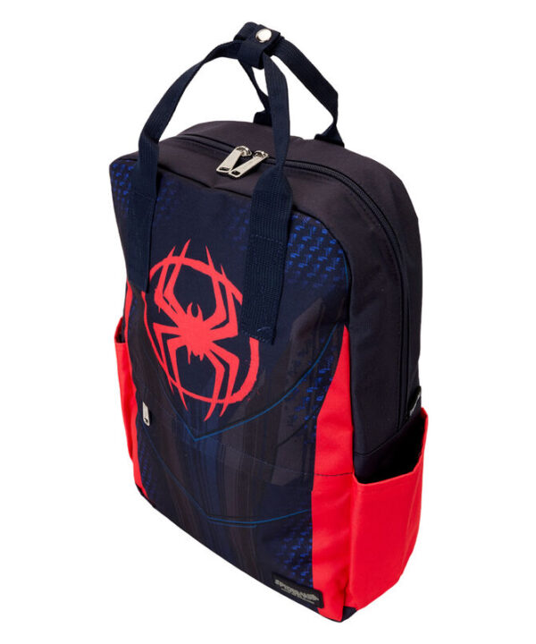 Mochila nylon Traje Miles Morales Spider-Verse Marvel Loungefly 43cm - Imagen 3