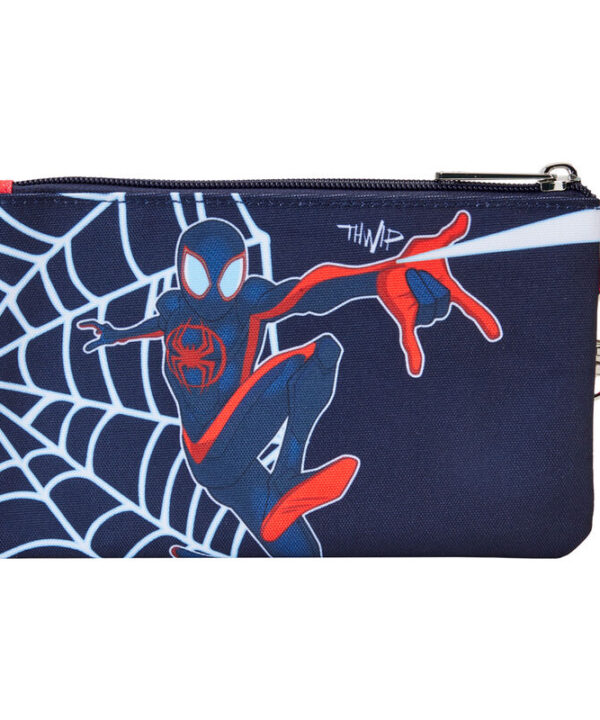 Cartera nylon Traje Miles Morales Spider-Verse Marvel Loungefly - Imagen 3