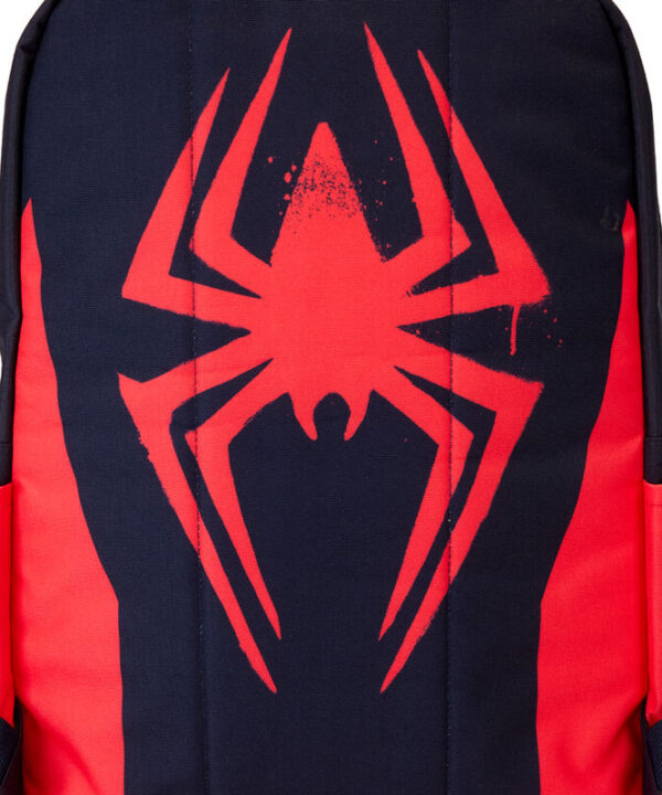 Mochila nylon Traje Miles Morales Spider-Verse Marvel Loungefly 43cm - Imagen 5