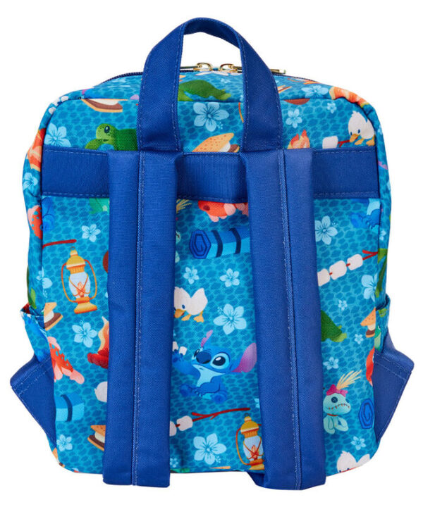 Mochila nylon Camping Cuties Stitch Disney Loungefly 24cm - Imagen 4
