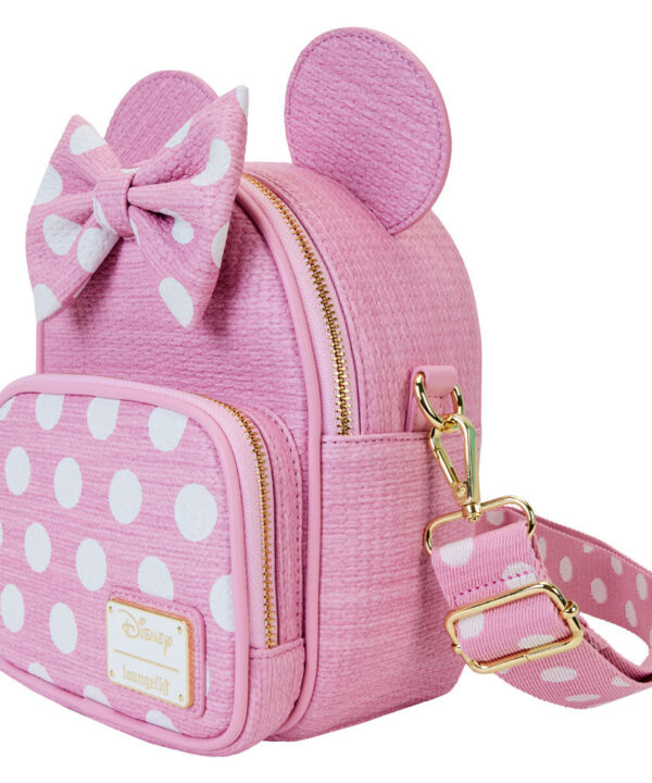 Mochila Straw Minnie Disney Loungefly 20cm - Imagen 2