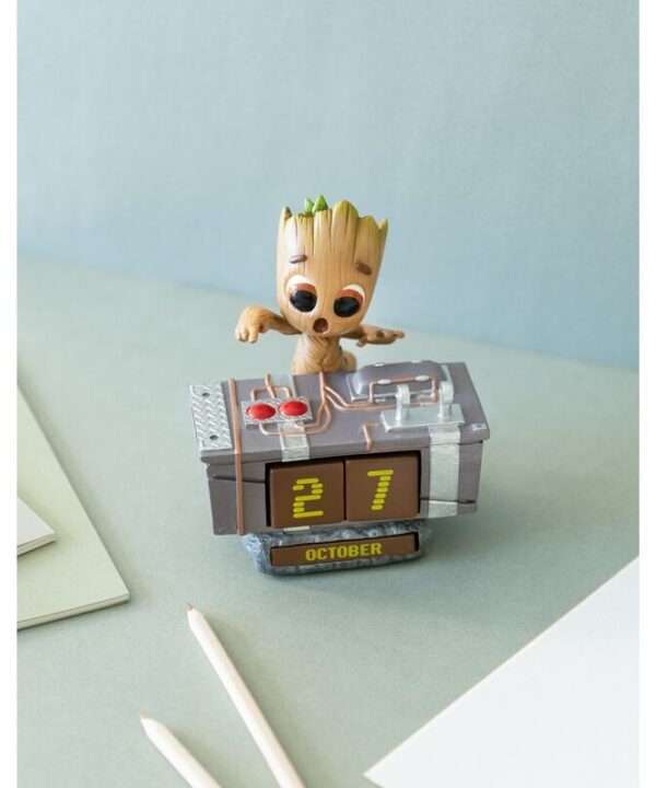 Calendario Perpetuo 3D Groot Death Button Guardianes de la Galaxia Marvel - Imagen 4