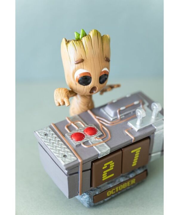 Calendario Perpetuo 3D Groot Death Button Guardianes de la Galaxia Marvel - Imagen 5