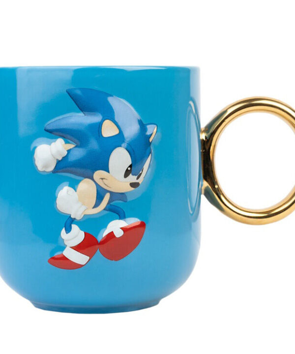 Taza 3D Sonic The Hedgehog 350ml - Imagen 3