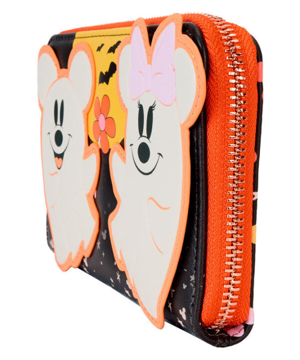 Cartera Floral Ghost Mickey & Minnie Disney Loungefly - Imagen 3