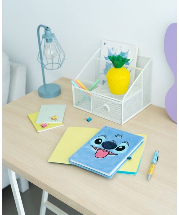Cuaderno A5 premium + boligrafo proyector Stitch Disney - Imagen 5