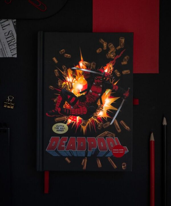 Cuaderno A5 premium led Deadpool Marvel - Imagen 5