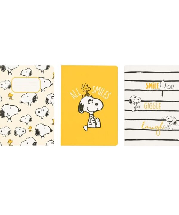 Set 3 cuadernos A6 Lazy Days Snoopy - Imagen 2
