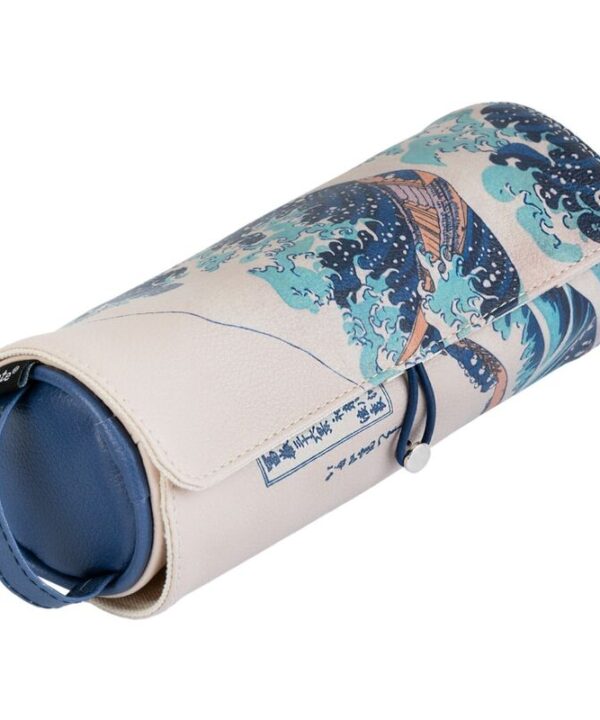 Portatodo enrollable La Gran Ola de Kanagawa Hokusai - Imagen 3