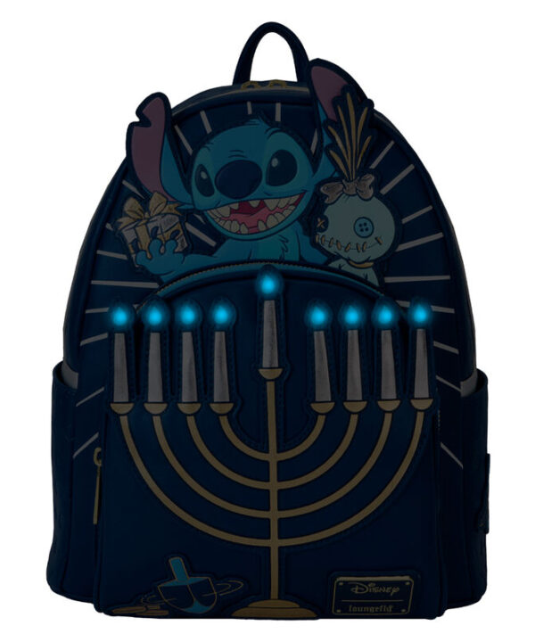 Mochila Menorah Stitch Disney Loungefly - Imagen 3