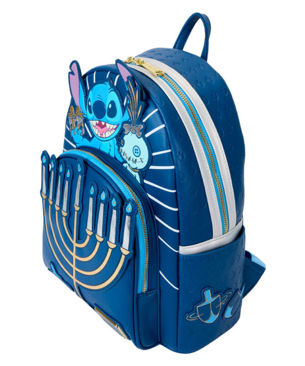 Mochila Menorah Stitch Disney Loungefly - Imagen 4