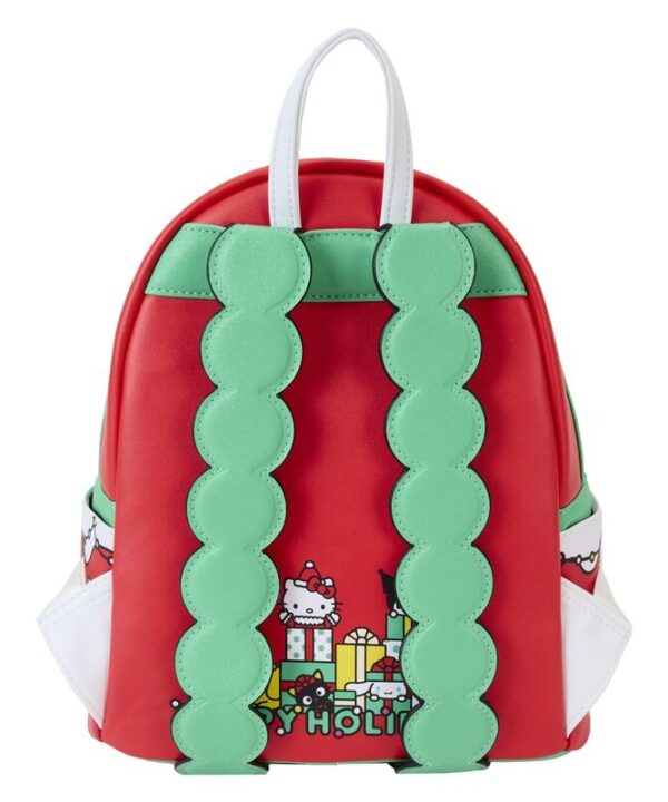 Mochila Christmas Hello Kitty Sanrio Loungefly 26cm - Imagen 5