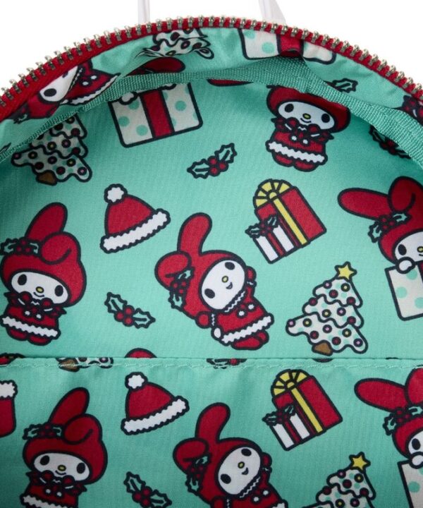 Mochila Winter My Melody Sanrio Loungefly 26cm - Imagen 5