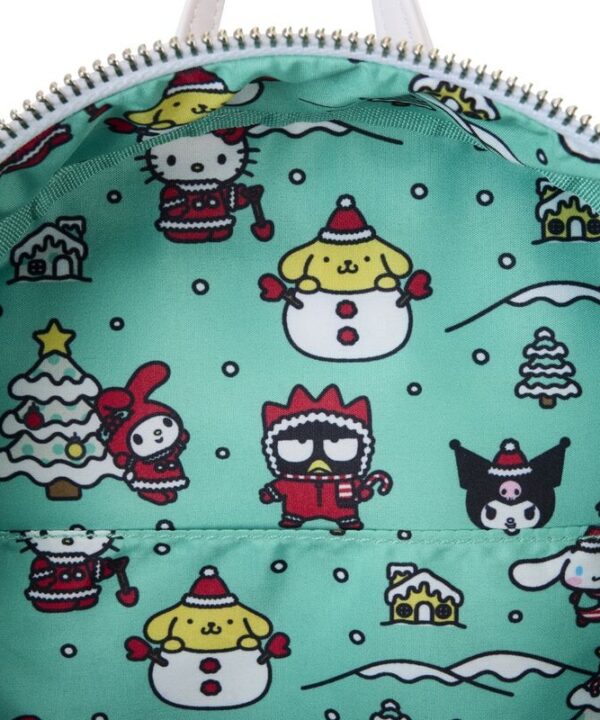 Mochila Christmas Hello Kitty Sanrio Loungefly 26cm - Imagen 6