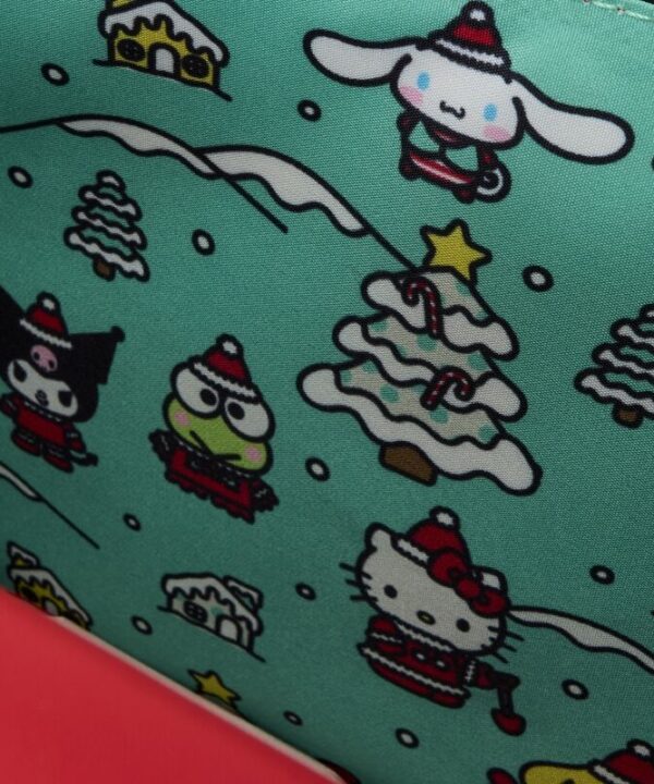 Bolso bandolera Christmas Hello Kitty Sanrio Loungefly - Imagen 6
