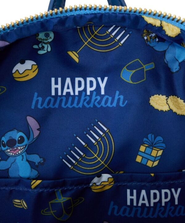 Mochila Menorah Stitch Disney Loungefly - Imagen 6