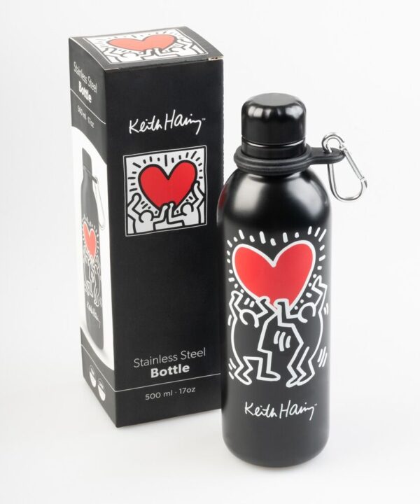 Botella acero inoxidable Keith Haring 500ml - Imagen 3