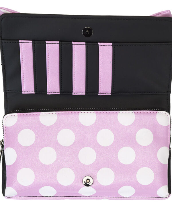 Bolso bandolera Floral Rock the Dots Minnie Disney Loungefly - Imagen 6