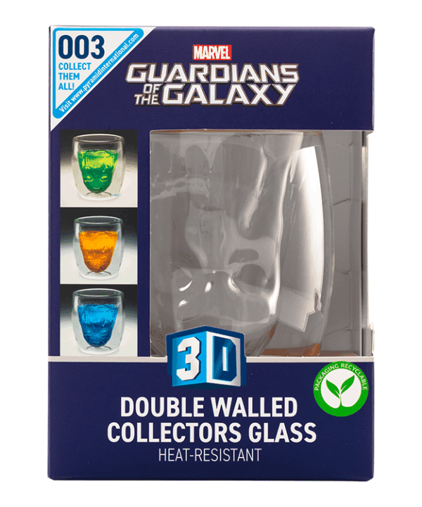 Vaso 3D doble pared Baby Groot Gurdianes de la Galaxia Marvel - Imagen 4