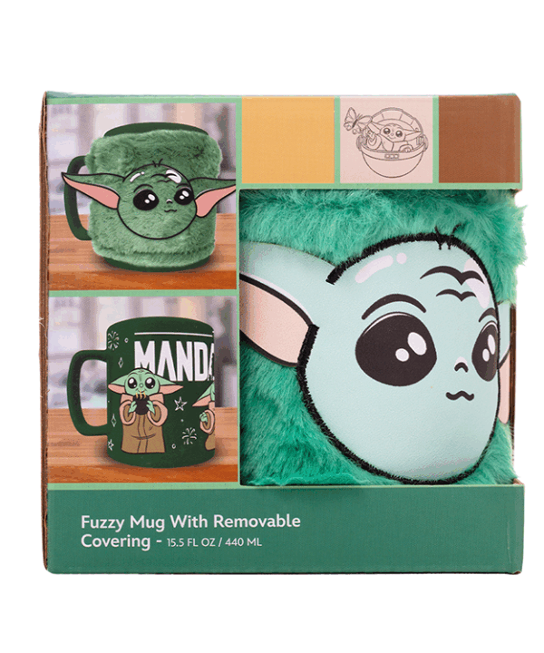 Taza funda de peluche Grogu Mandalorian Star Wars 440ml - Imagen 6